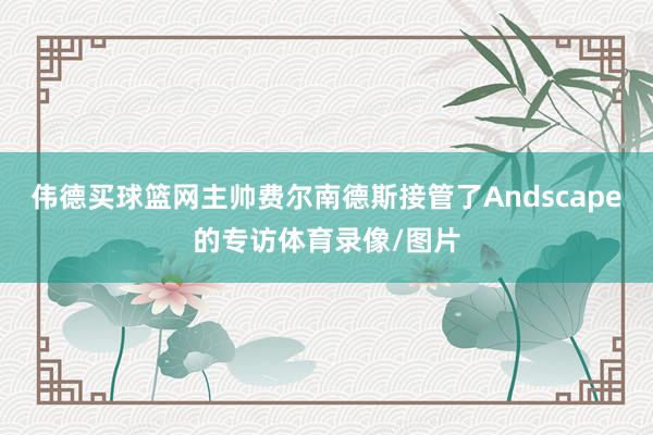 伟德买球篮网主帅费尔南德斯接管了Andscape的专访体育录像/图片