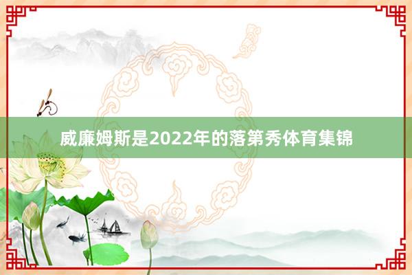 威廉姆斯是2022年的落第秀体育集锦