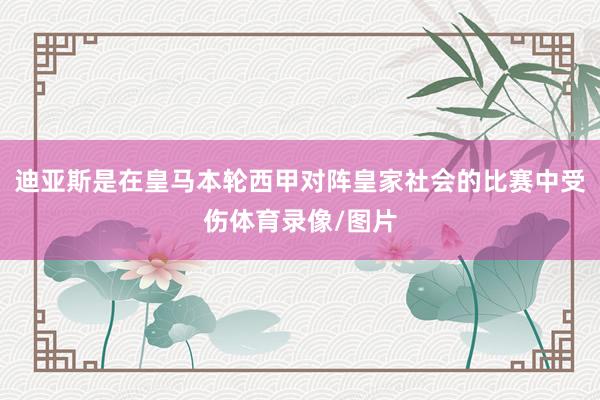 迪亚斯是在皇马本轮西甲对阵皇家社会的比赛中受伤体育录像/图片