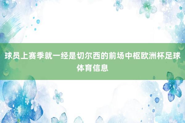 球员上赛季就一经是切尔西的前场中枢欧洲杯足球体育信息